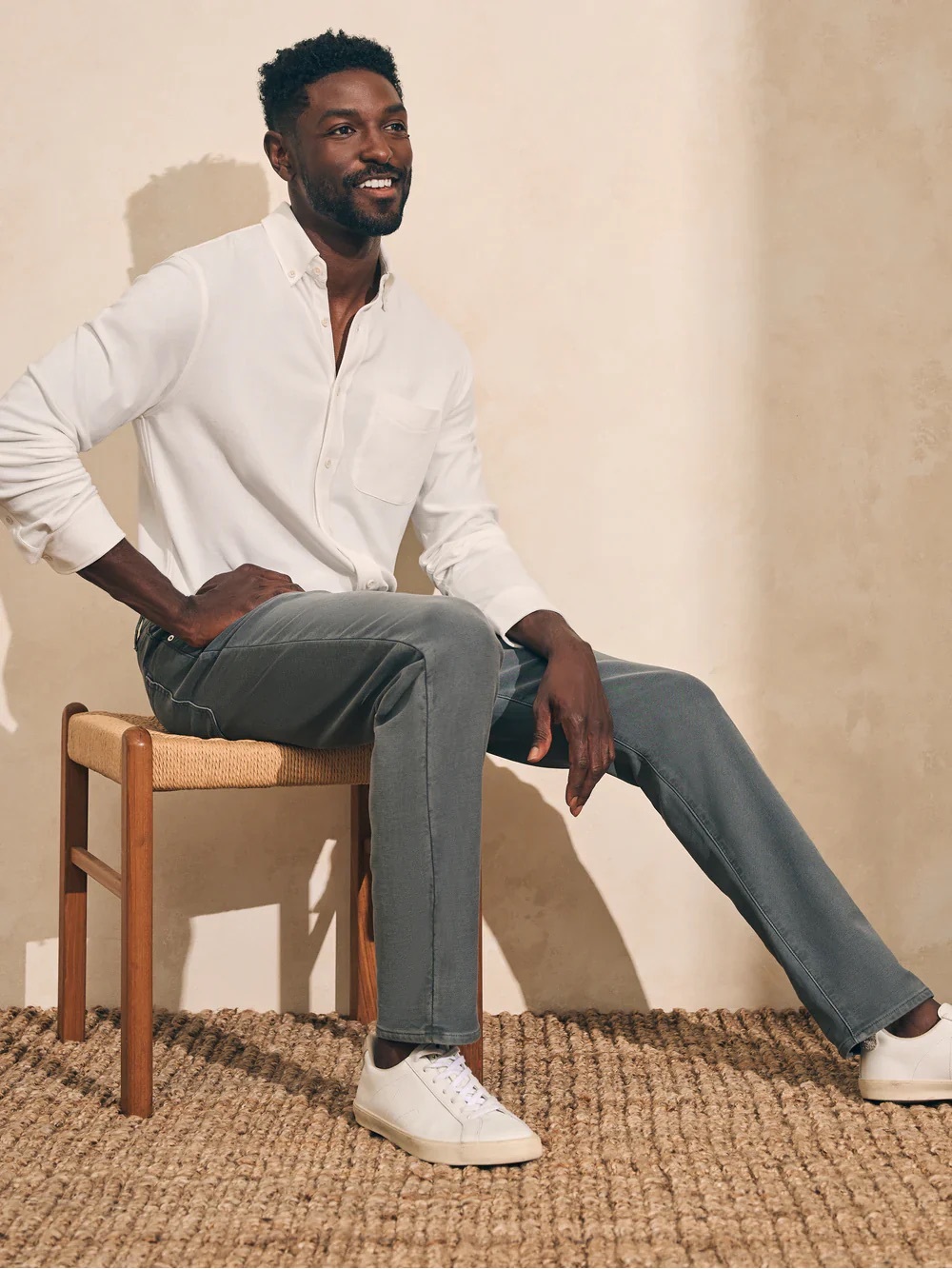 Faherty - Stretch Terry 5-Pocket Pant - Picture 3 of 4